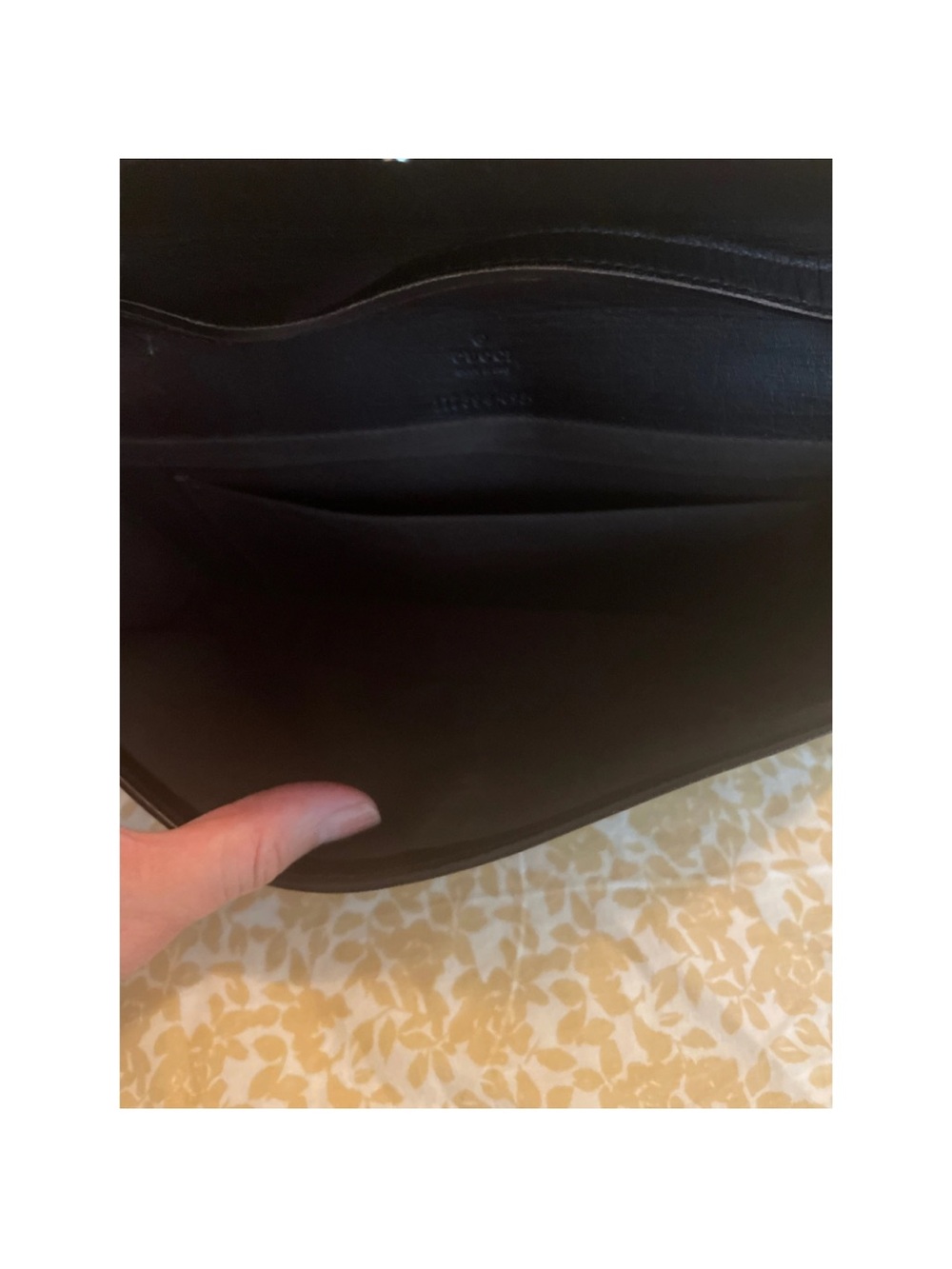 Gucci Beige and Brown GG Monogram Card Holder